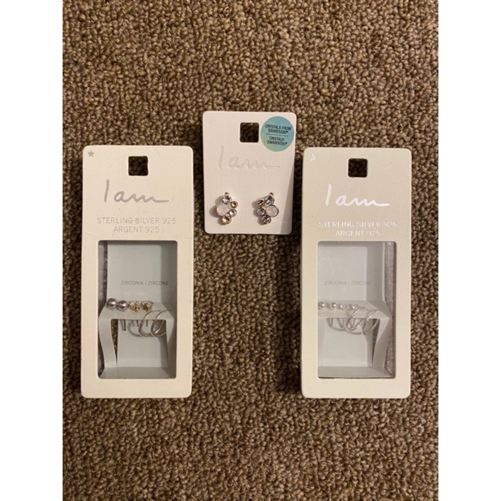 BRAND NEW “I AM” SEVEN PAIRS OF EARRINGS VARIETY SET⚡️⚡️